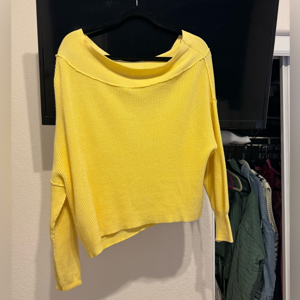 Free people Alana off the shoulder sweater
